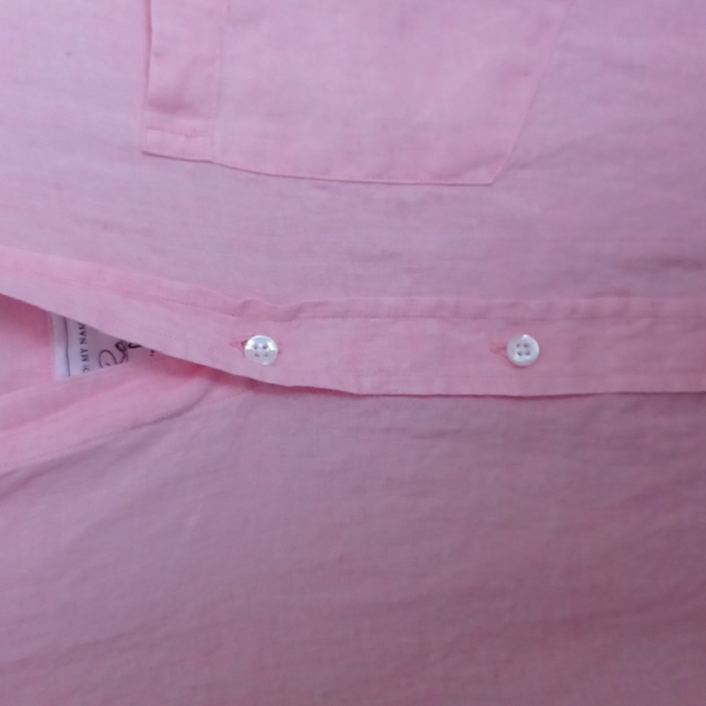 Frank & Eileen Dusty Rose Button-Front Maxi Shirt Dress - Picture 11 of 15